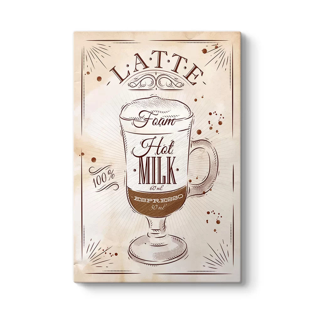 Caffe Latte Tarifi Tablosu - Model 2